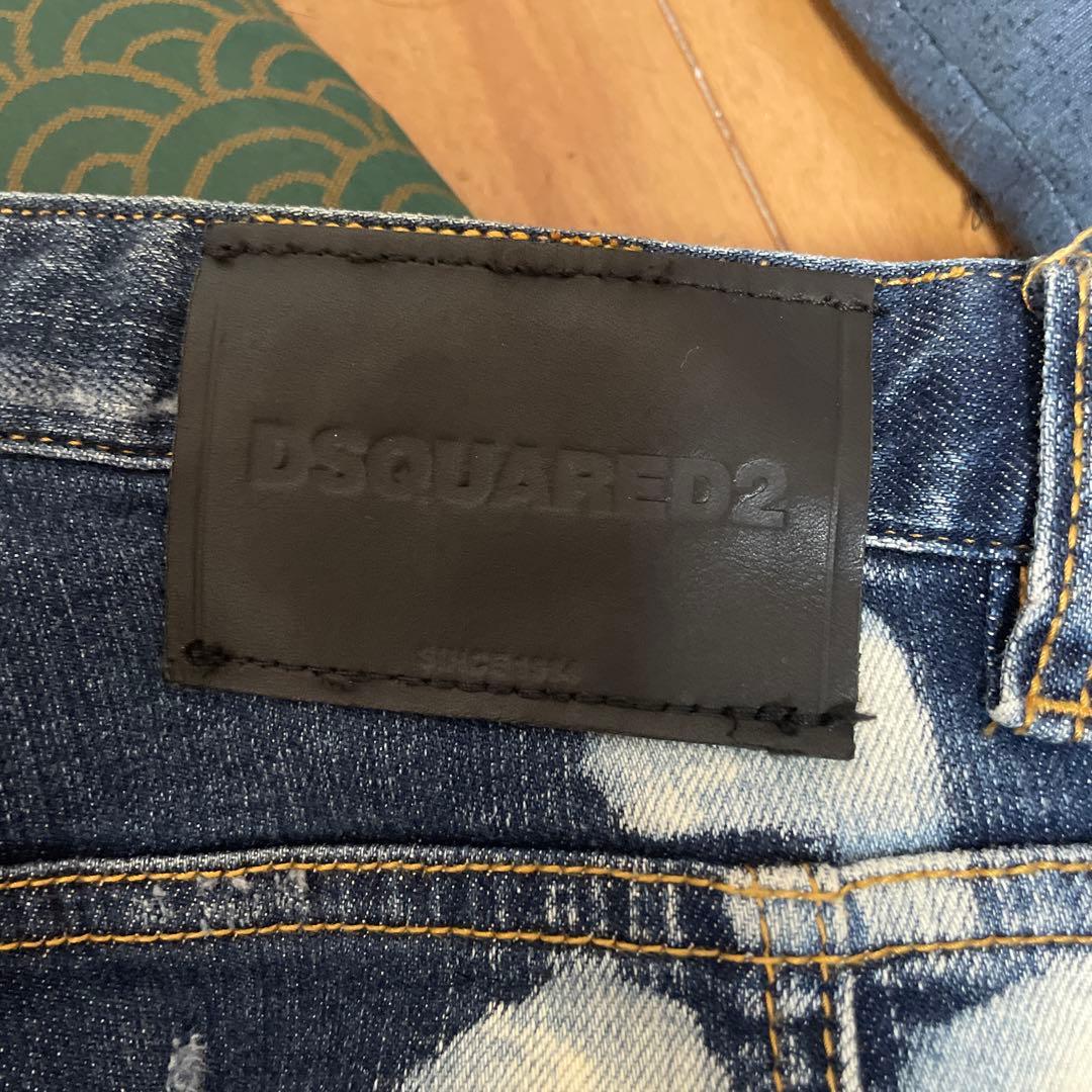 DSQUARED2 スキニーデニム ダメージ加工