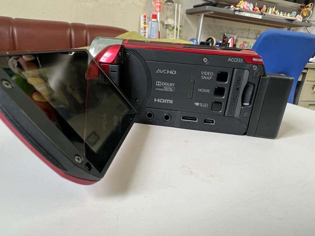 Canon IVIS HF R32 レッド バッテリー2個付き( 動作確認済)