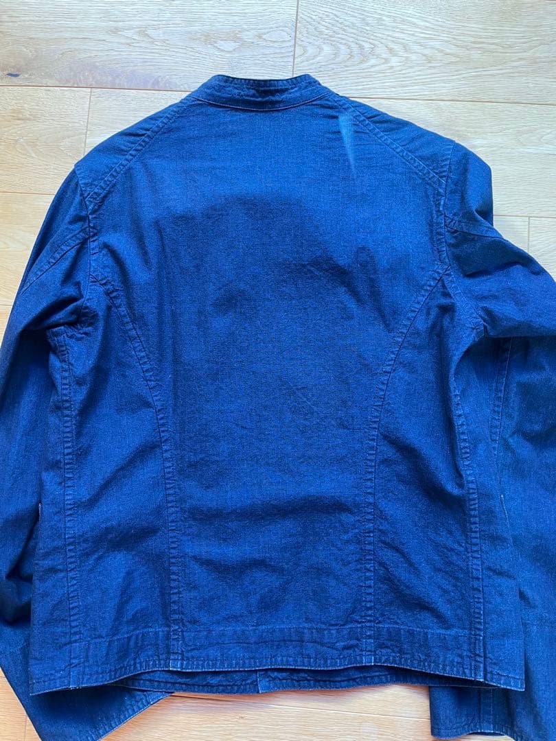 ANATOMICA DOLMAN ネイビー ボタン付きジャケット