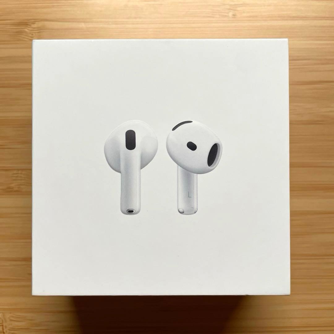 使用回数1回!国内正規店購入 Apple AirPod4 本体 ＋ クリアケース