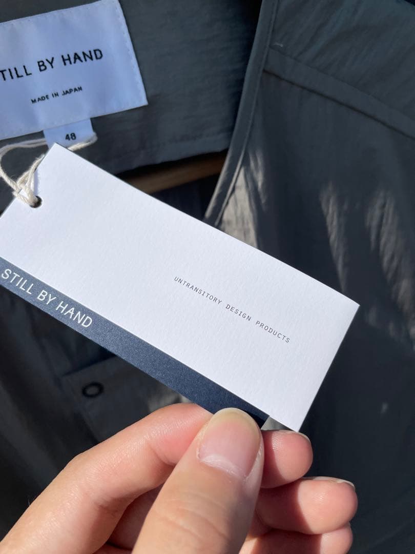 STILL BY HAND ナイロンスナップボタンベスト