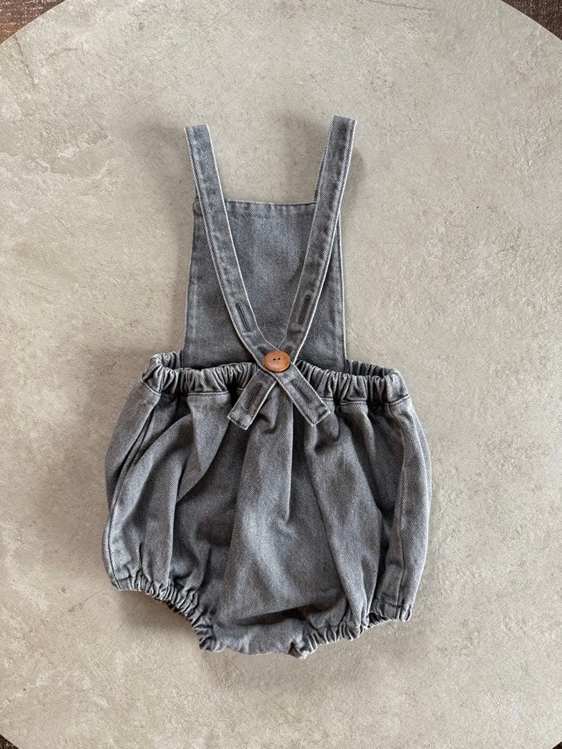 ロンパース・カバーオール Soor Ploom Oona Romper Grey Denim - 2y
