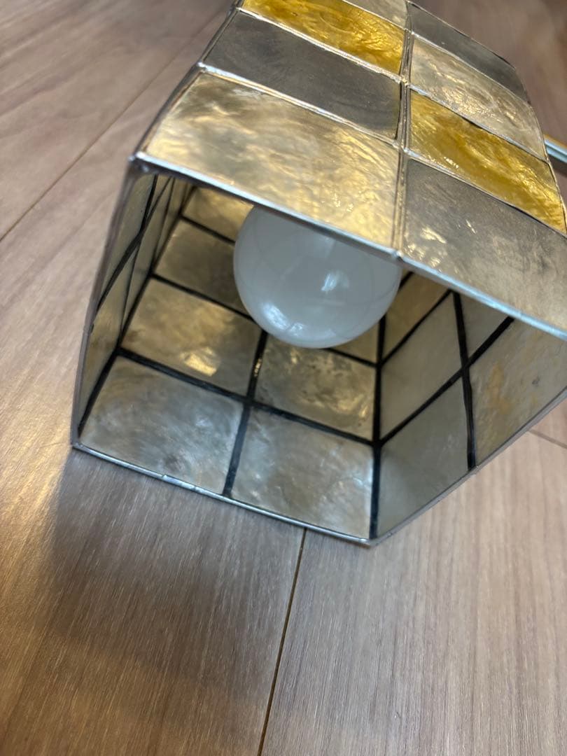 シーリングスポットライト　4灯　カピス貝シェード