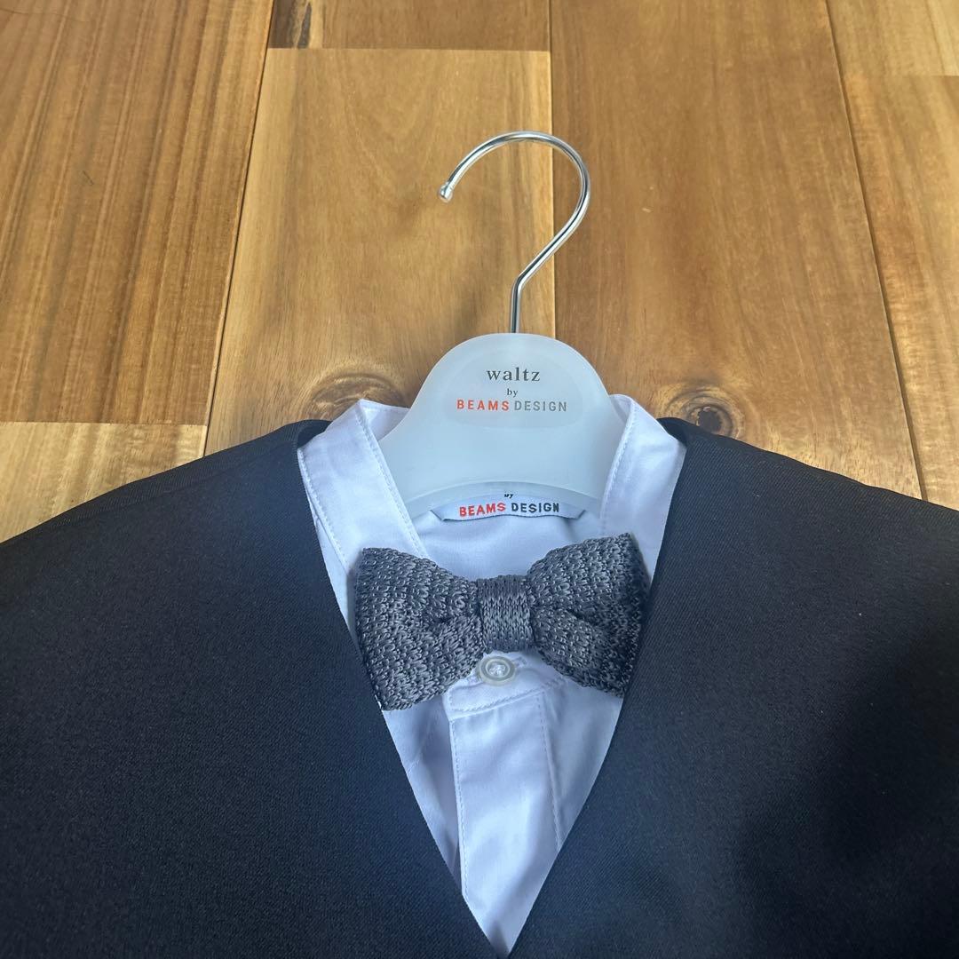 ビームスデザイン　BEAMS 入学式　男の子　ノーカラー　セットアップ　120