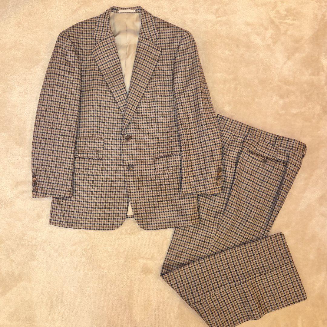 レナウン THE BRITISH HERITAGE A5スーツ 千鳥格子チェック