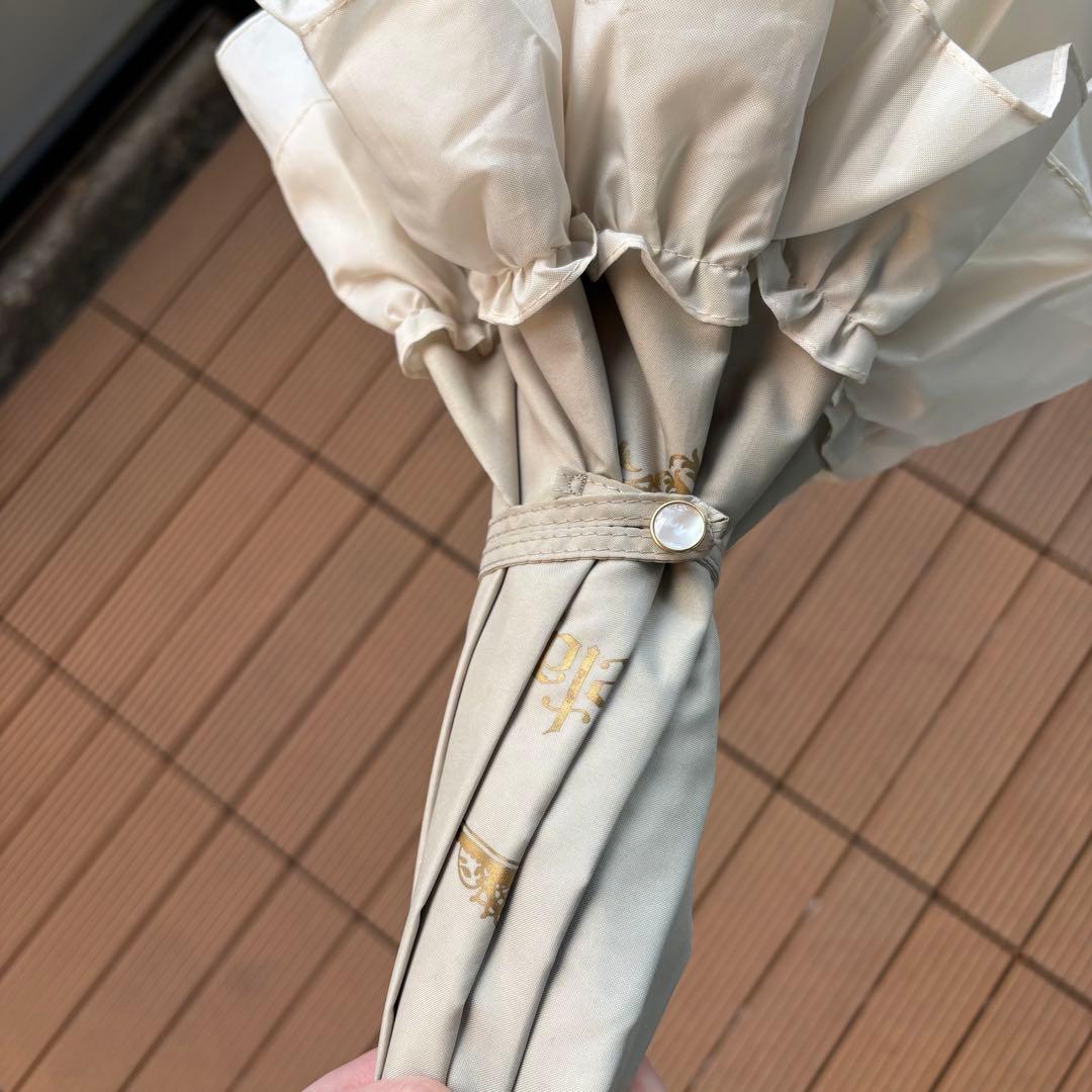 abilletage アビエタージュ レースプリントアンブレラ 晴雨兼用傘