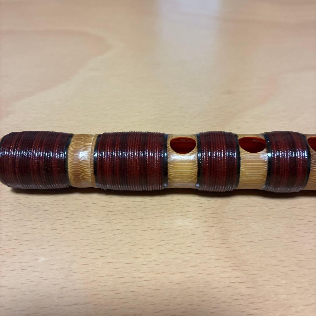 神楽笛　龍笛 竹製 和楽器 出雲神楽笛