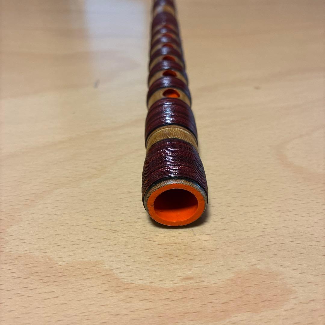 神楽笛　龍笛 竹製 和楽器 出雲神楽笛