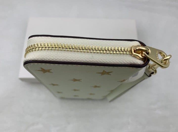 新品未使用コーチ長財布スター星柄ホワイトレディースメンズ送料無料即日発送