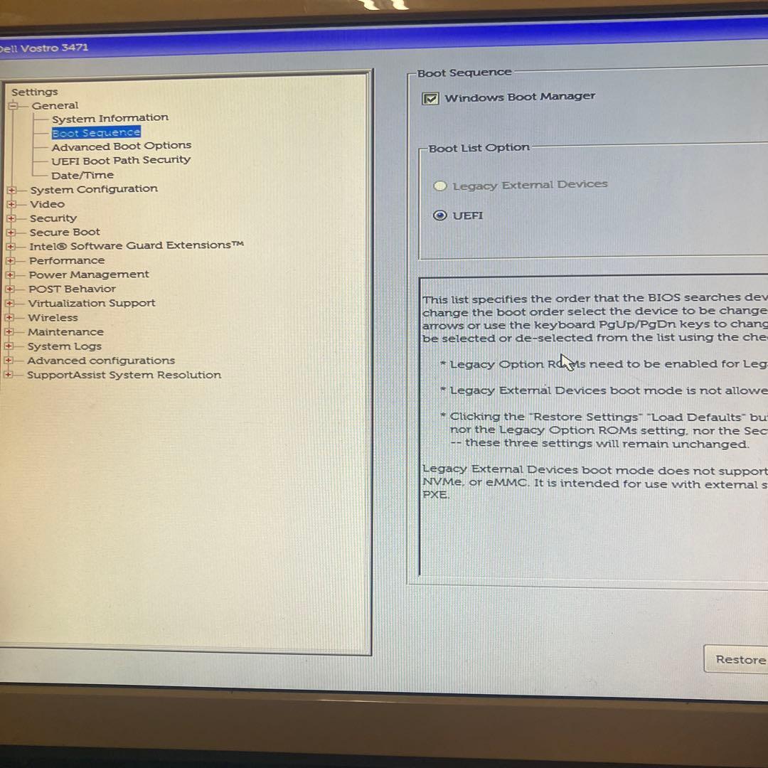 第9世代！Core i5！DELL Vostro3471！BIOS確認済ジャンク