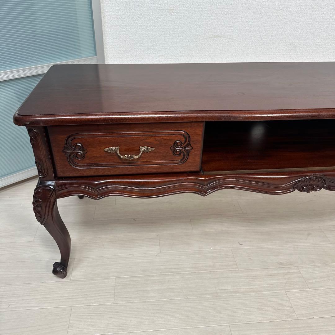 アンティーク調 テレビボード テレビ台リビングボード マボガニー材 i1※