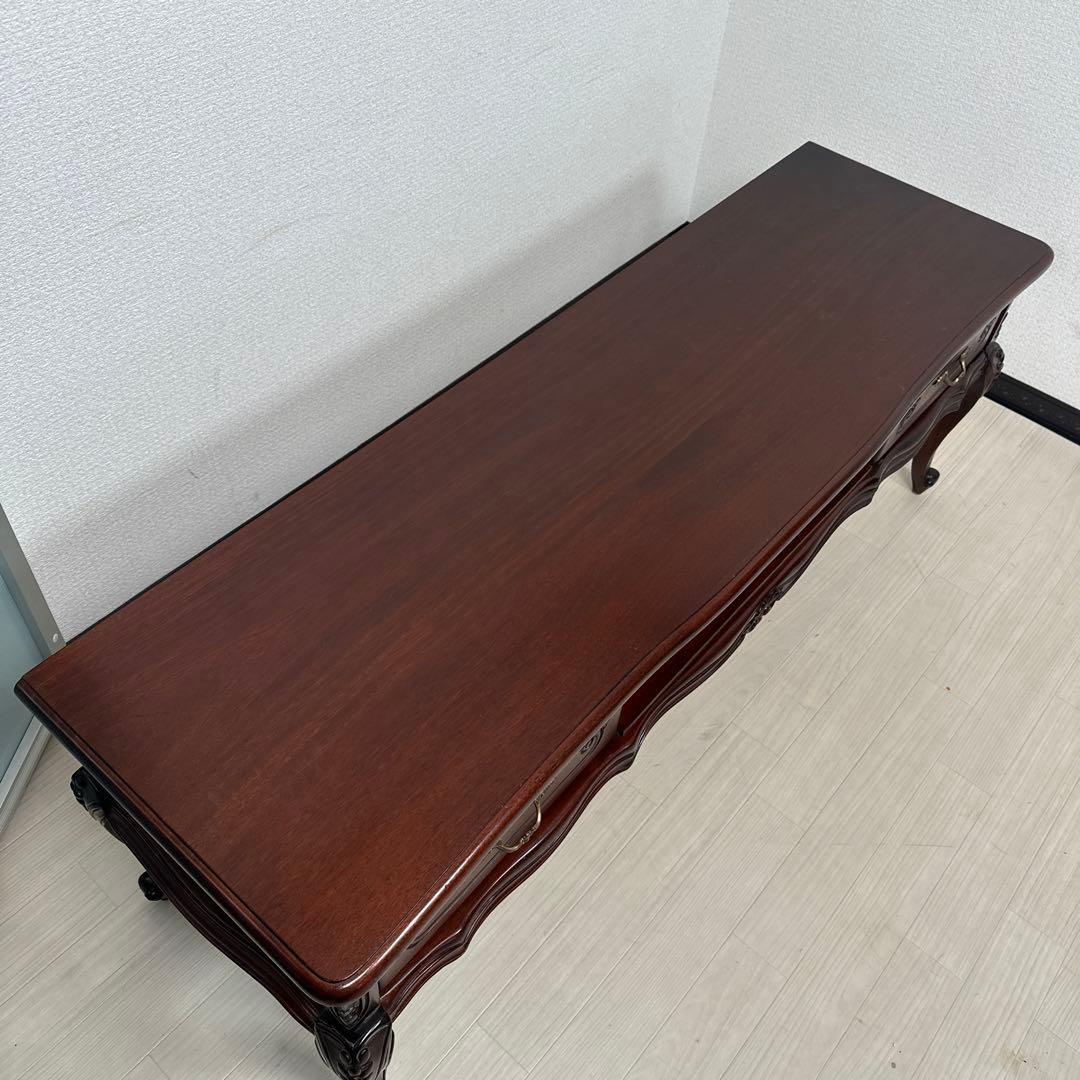 アンティーク調 テレビボード テレビ台リビングボード マボガニー材 i1※