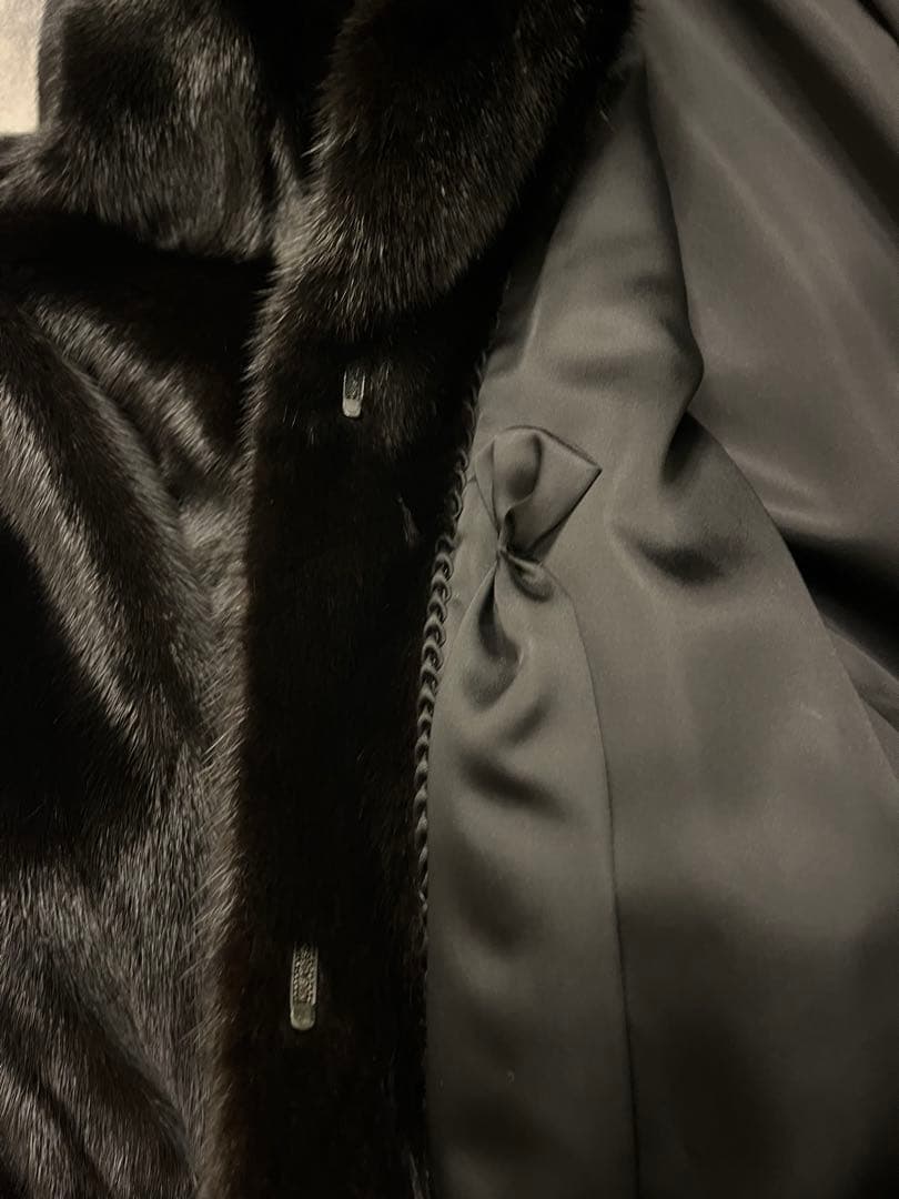 SAGA MINK サガミンク 毛皮 コート 銀タグ ロング丈　フリーサイズ