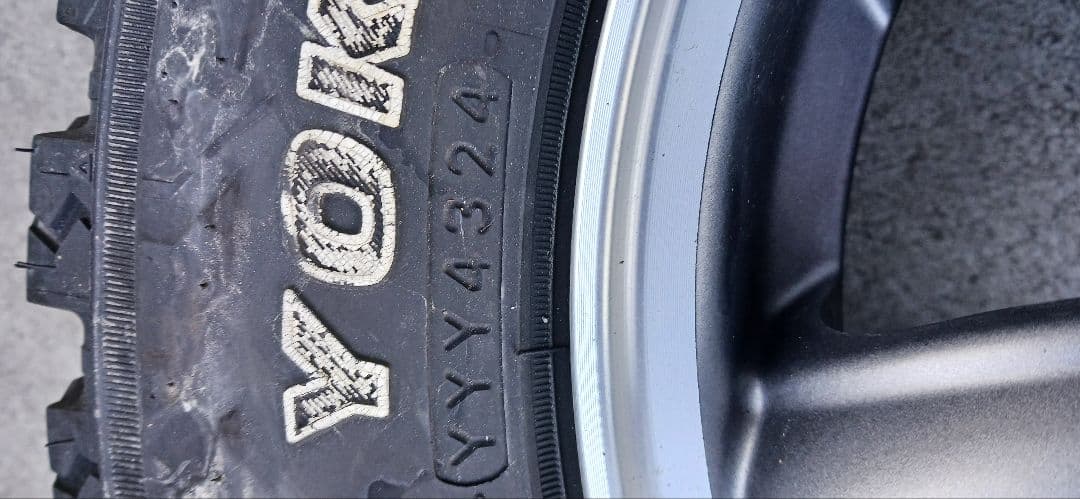 145/80-12インチアルミホイール　タイヤ2セット　軽トラ軽貨物対応タイヤ②