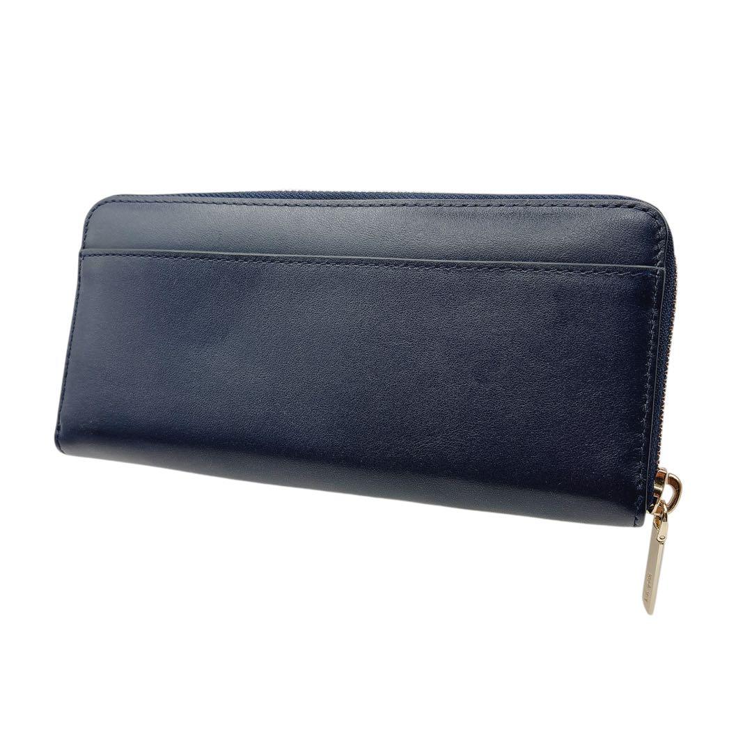 kate spade 未使用品☆ケイトスペード 長財布 猫 ネイビー 完売品