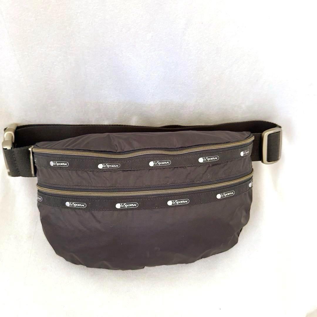 人気色 レスポートサック エッシェンシャル 軽量 ボディバッグ 無地 グレー 銀