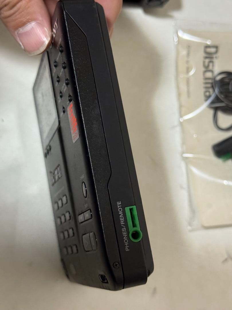 訳あり品 d-350 ソニー ディスクマン 電源OK 読み込むが止まる為