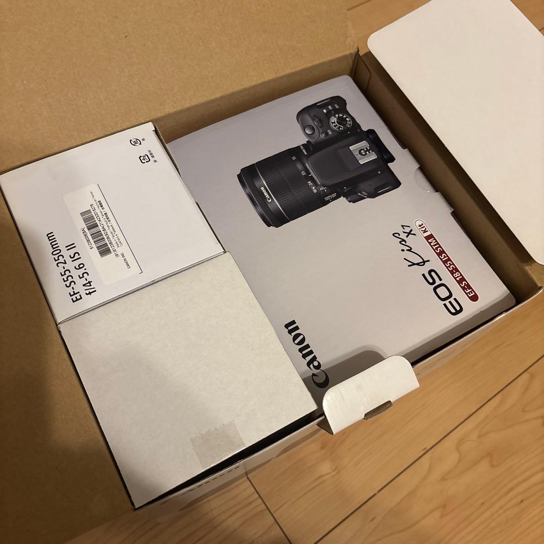 【ほぼ新品】【付属品多数】Canon EOS Kiss X7 ダブルズームキット