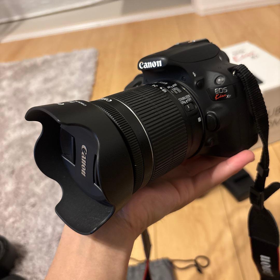 【ほぼ新品】【付属品多数】Canon EOS Kiss X7 ダブルズームキット
