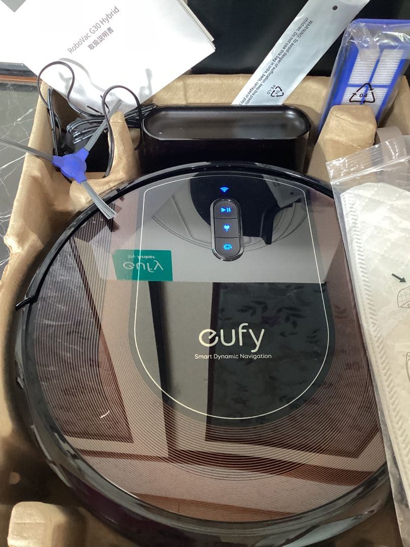 Eufy RoboVac G30 Hybridロボット掃除機水拭き ブラック
