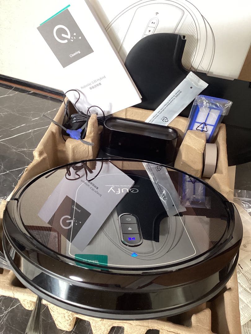 Eufy RoboVac G30 Hybridロボット掃除機水拭き ブラック