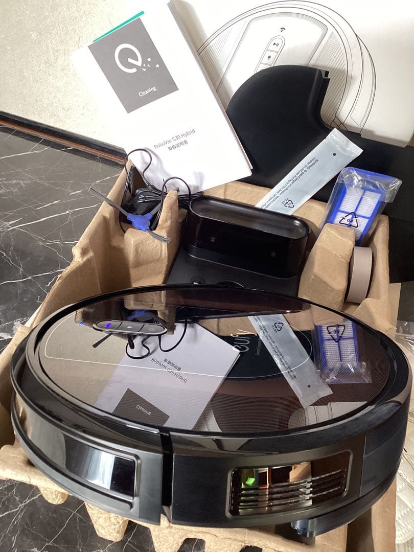 Eufy RoboVac G30 Hybridロボット掃除機水拭き ブラック