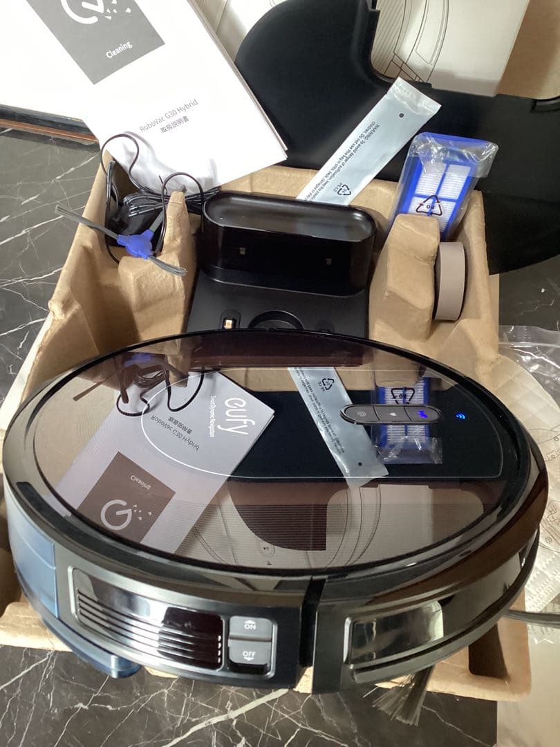 Eufy RoboVac G30 Hybridロボット掃除機水拭き ブラック