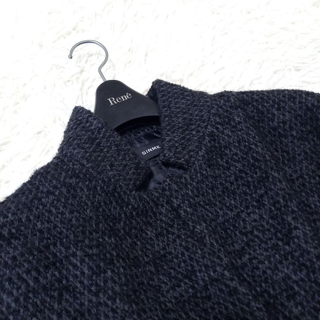 ●タグ付き●　SINME　シンメ　パデットジャケット　ツイード　定価68,200