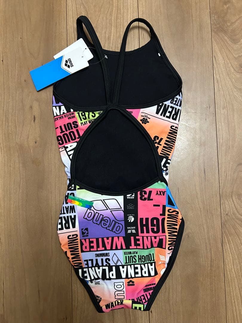 アリーナ 練習用 競泳水着 AS5SWM29L PKBK SS