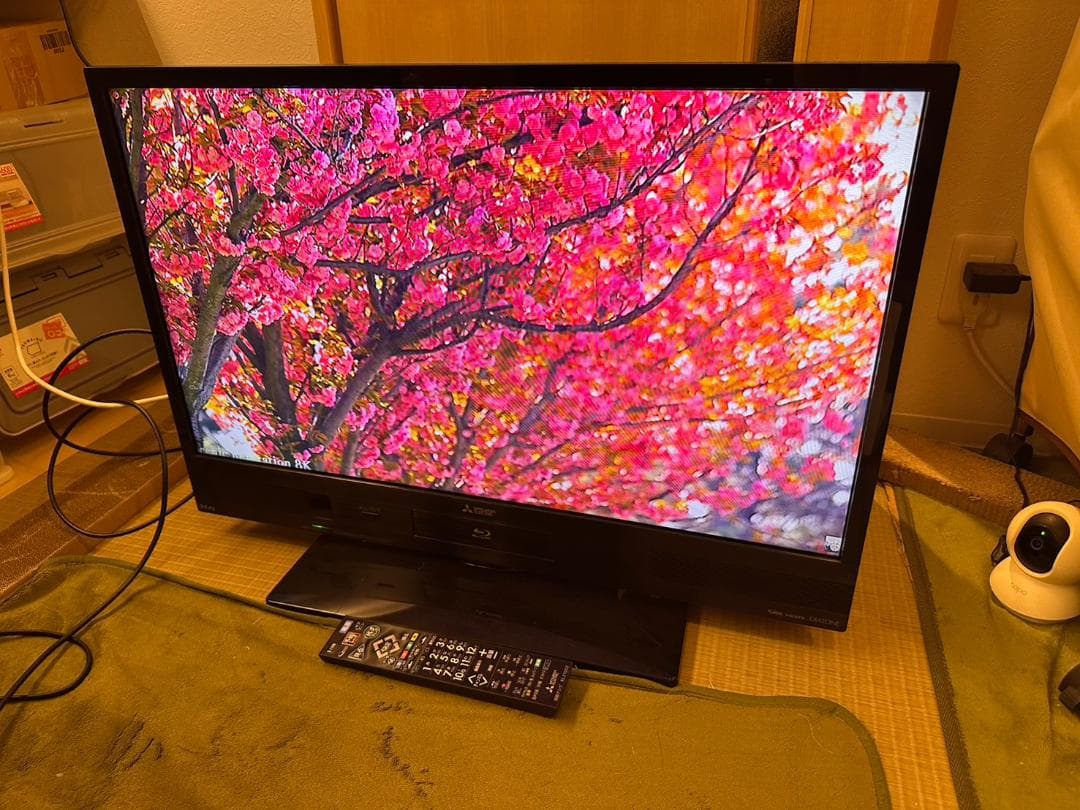 三菱 15年製32型 テレビ Blu-ray HDD内蔵 LCD-A32BHR7
