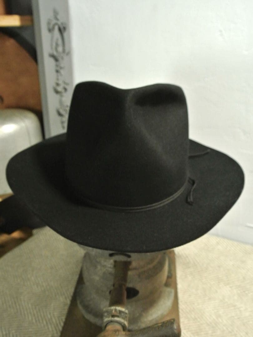 特価！ ヴィンテージ ビーバー ハット ブラック ウェスタン 黒 ステットソン