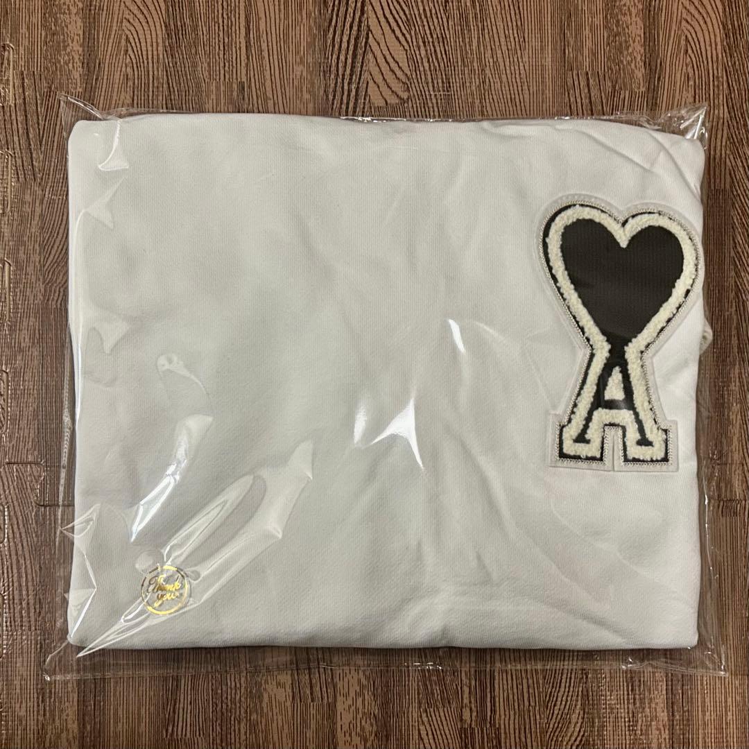 【限定特価】ami スウェット ハート刺繍 ホワイト ニット