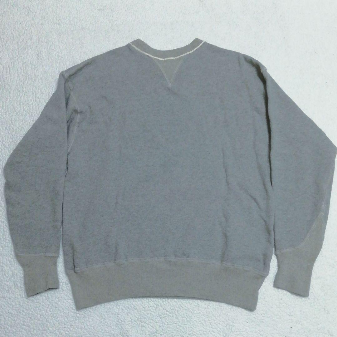 美品WAREHOUSE 直営店限定 USA国章旗ワッペン裏起毛スウェット(42)