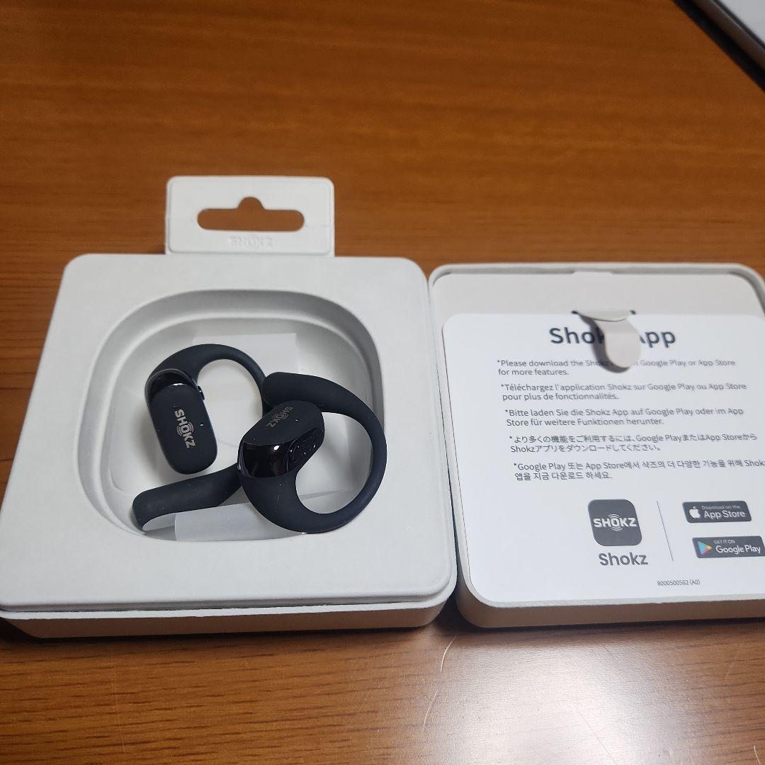 Shokz ワイヤレスイヤホン ブラック