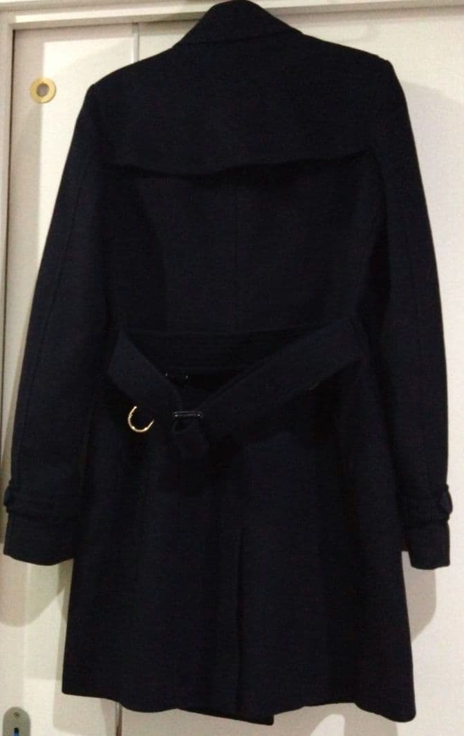 バーバリー ロンドン　ウールカシミヤ混 ナポレオンコート Pコート