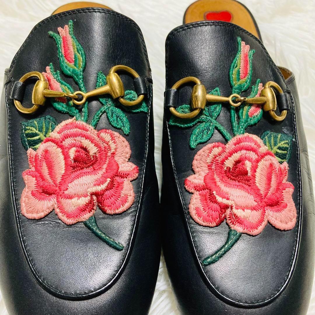 グッチ ホースビット レザー ミュール プリンスタウン 35 T25051003