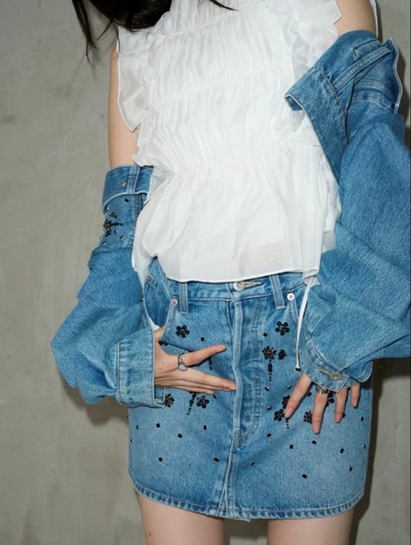 LILY BROWN リリーブラウン CANDY STOCK デニムセットアップ