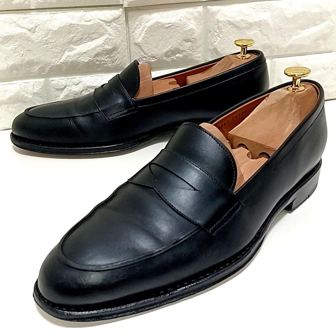 【美品】ジャランスリウァヤ　カーフ レザー　ローファー　ブラック