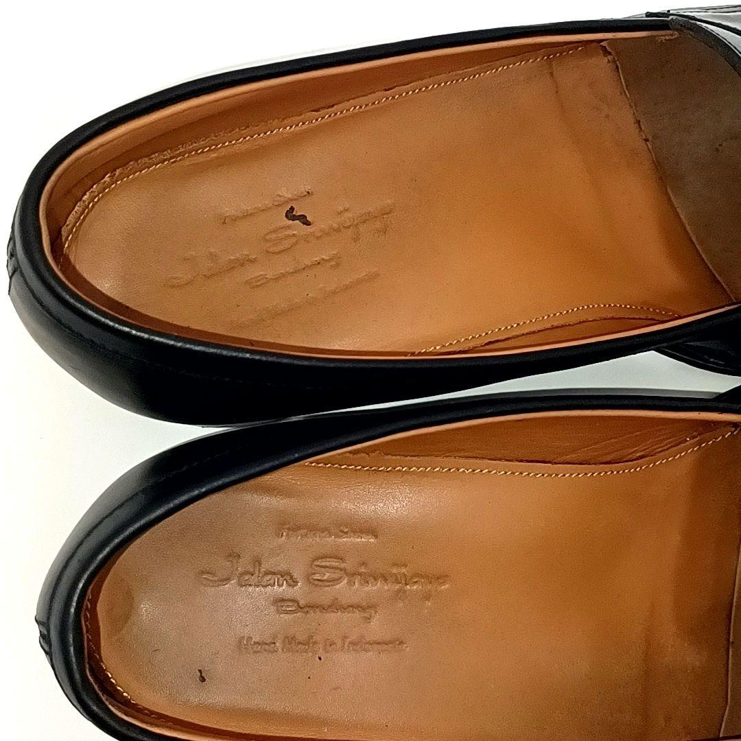 【美品】ジャランスリウァヤ　カーフ レザー　ローファー　ブラック