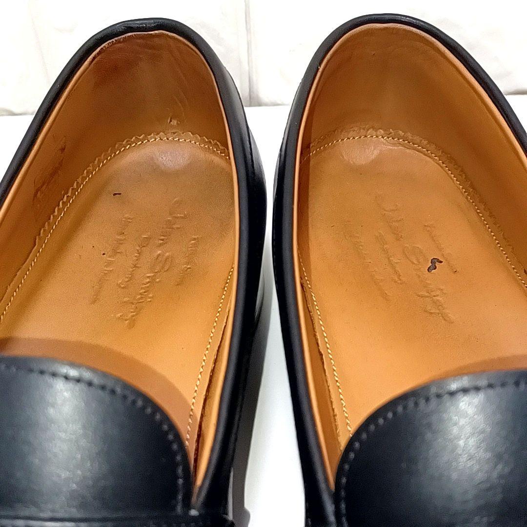 【美品】ジャランスリウァヤ　カーフ レザー　ローファー　ブラック