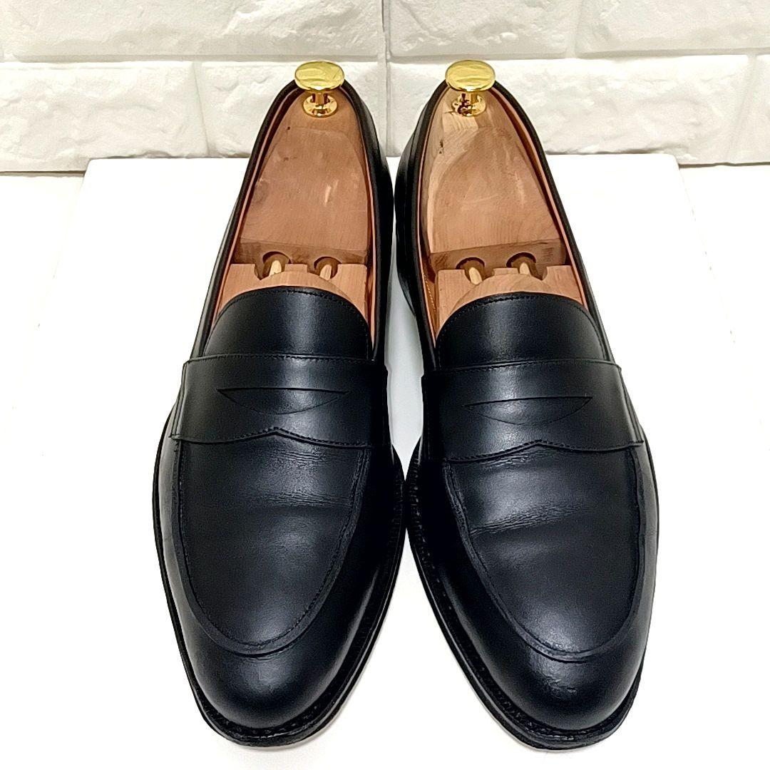 【美品】ジャランスリウァヤ　カーフ レザー　ローファー　ブラック