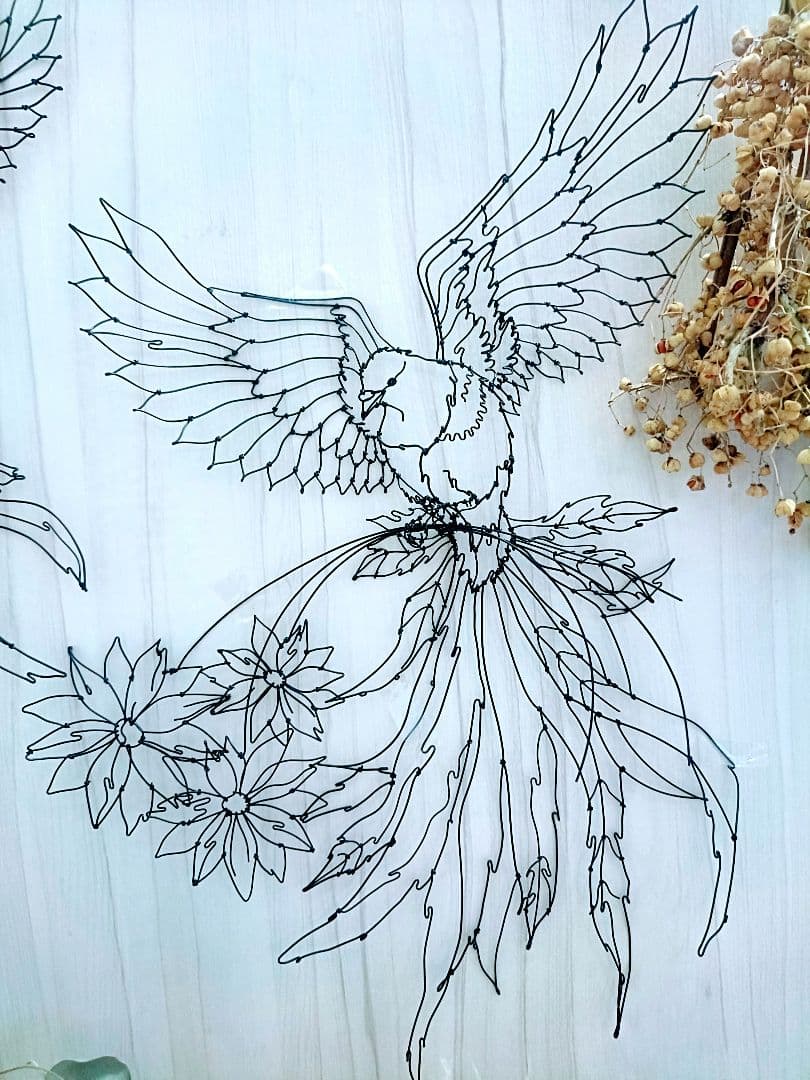 専用ページ　小鳥（サンキライ）鳩　花束　2点セット