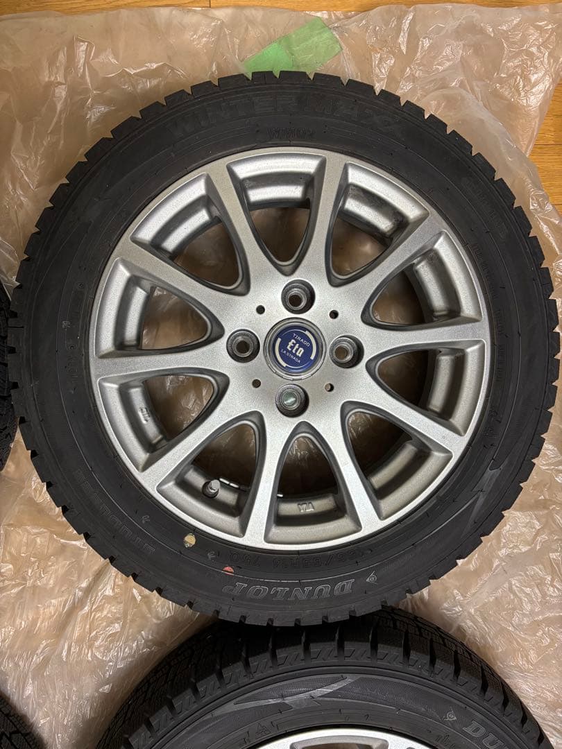 DUNLOP スタッドレスタイヤ　14インチホイールセット
