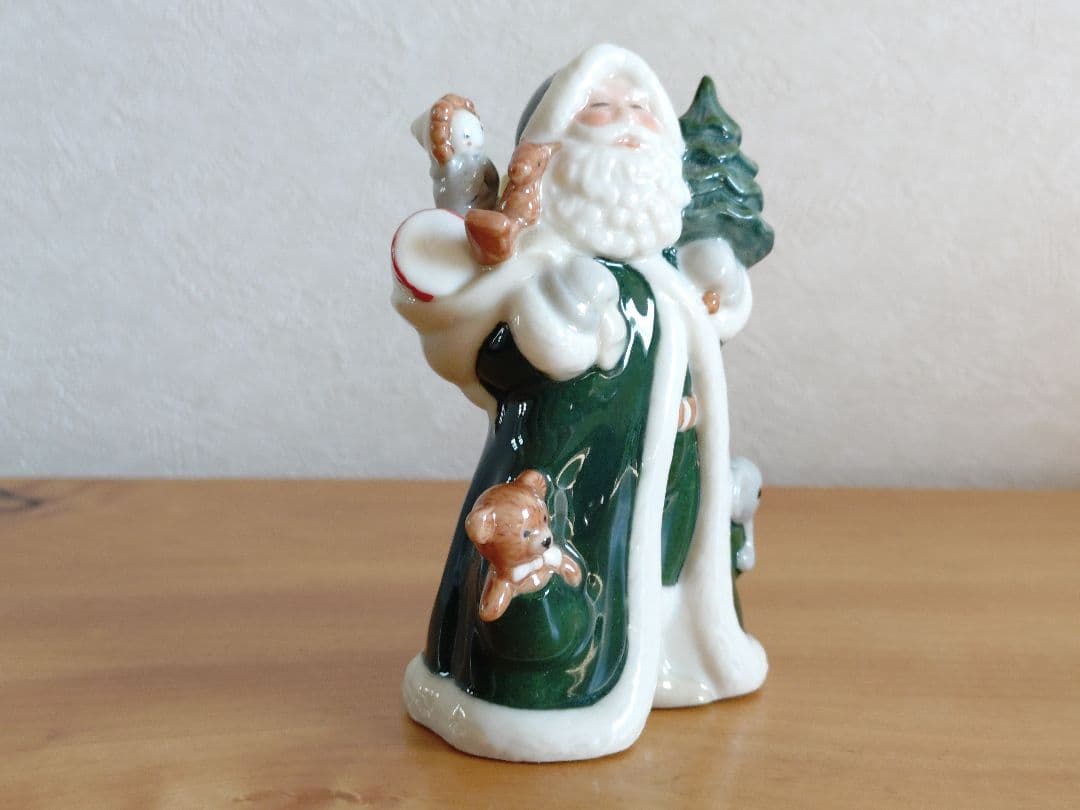 【マミー】【希少/限定品】ロイヤルコペンハーゲン グリーンサンタ