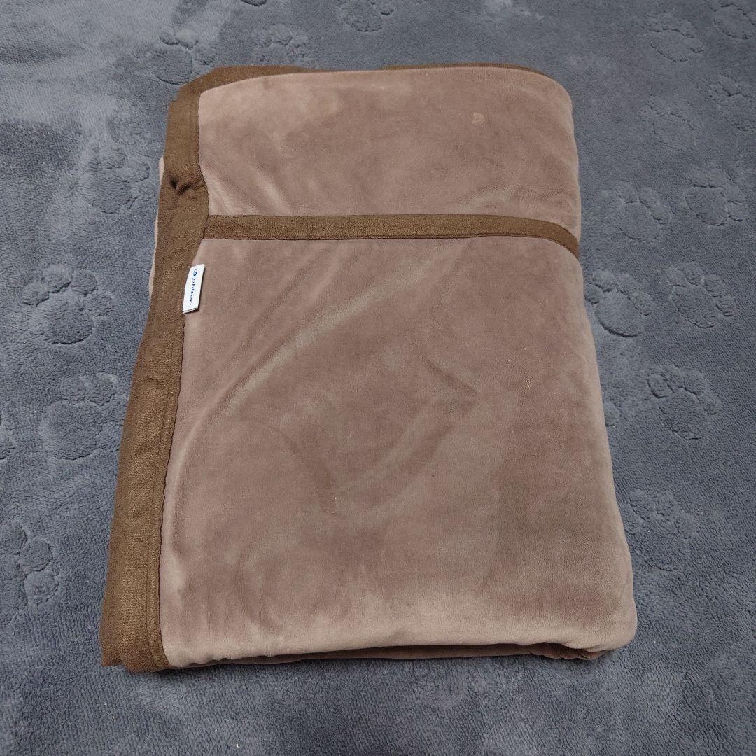 ★お値下げ★ファイテン　ブラウン シングル毛布