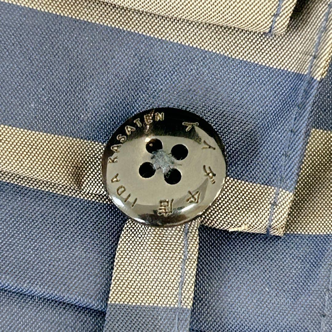 【希少！】イイダ傘店 ストライプ柄 傘 晴雨兼用 オーダーメイド品