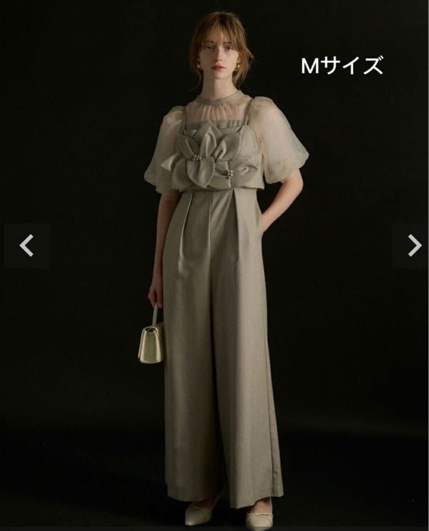 LERURE パンツドレス M ベージュ