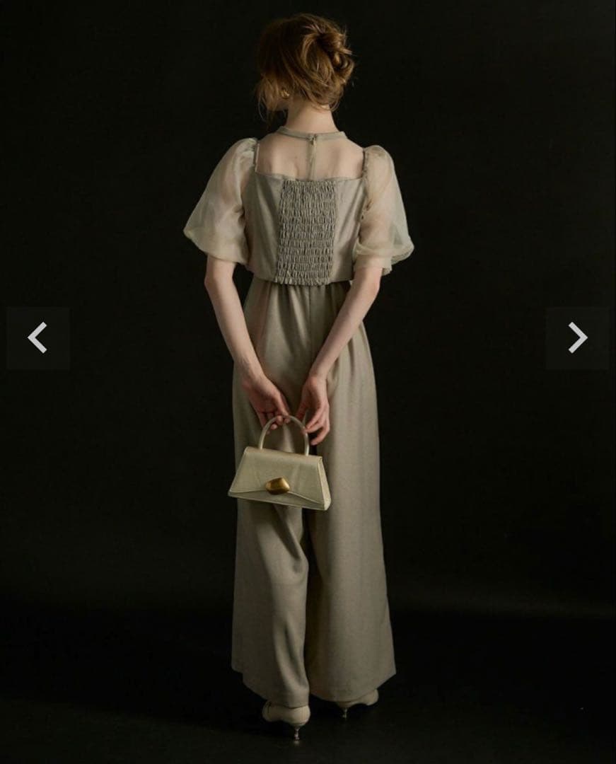 LERURE パンツドレス M ベージュ