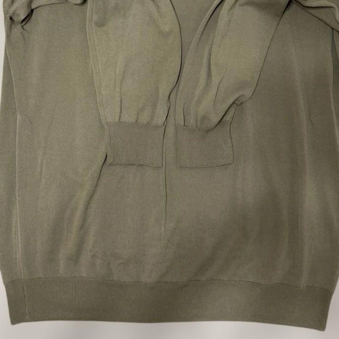 ほぼ未使用 2万 アレッサンドロルッピ サマーニット 52 L位 カーキ