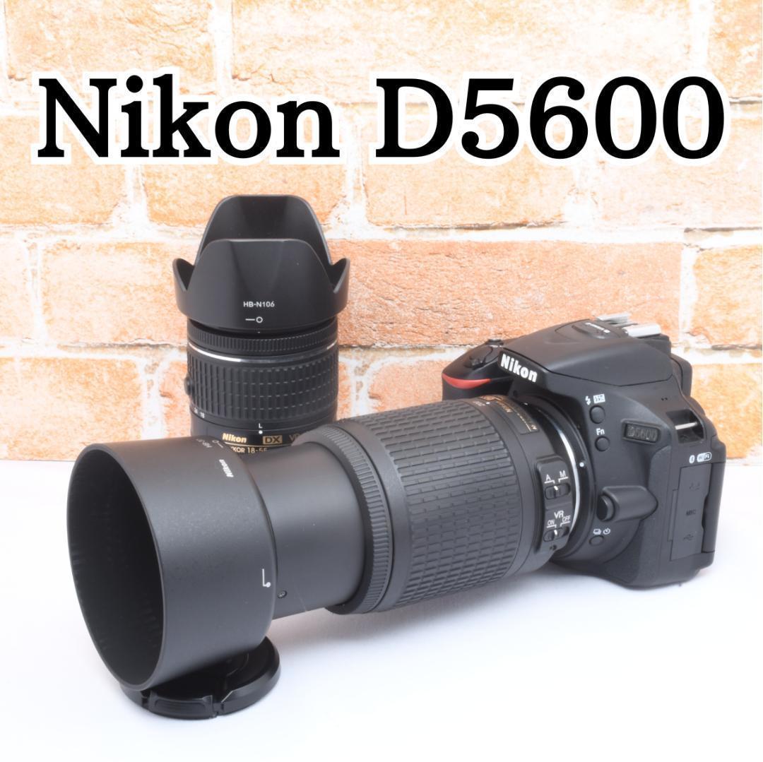 高画質✨Nikon D5600✨望遠レンズ✨Wi-Fi＆Bluetooth